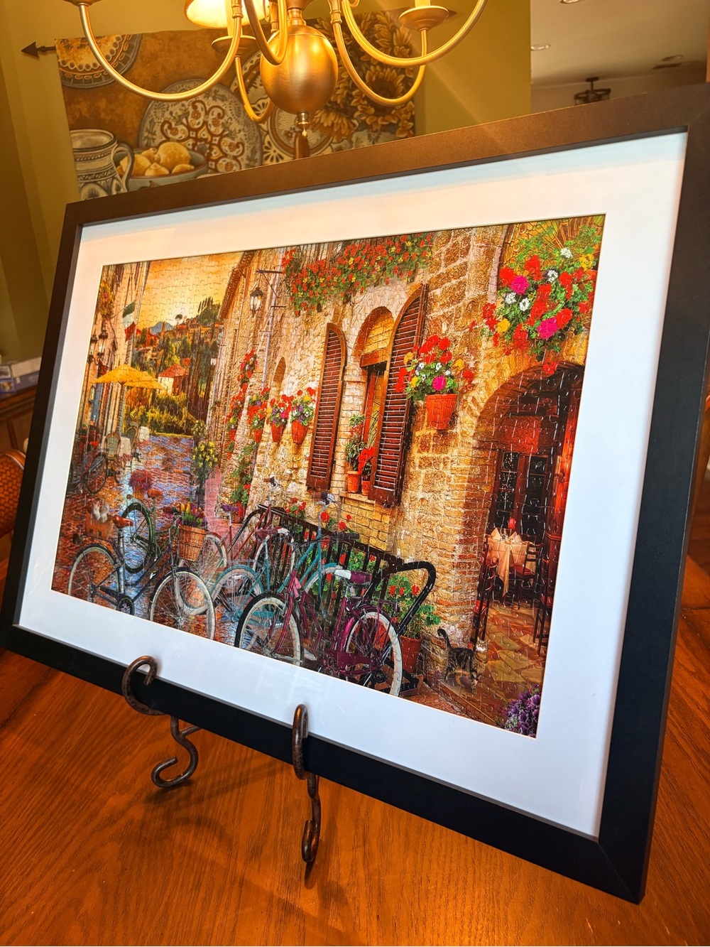Vibrant Mediterranean Street Art Print - Multicolor